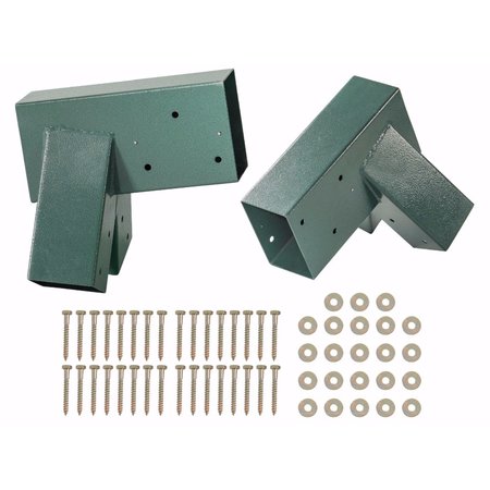 SWINGAN A-Frame Bracket - Green Powder Coating - Set Of 2 SWHWD-ASB-2